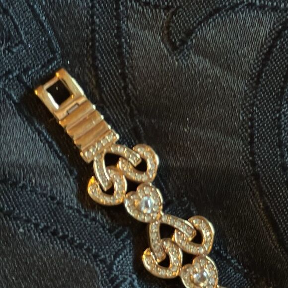 Croton  Rose Gold Plated Crystal Embellished Wristwatch - Picture 6 of 10